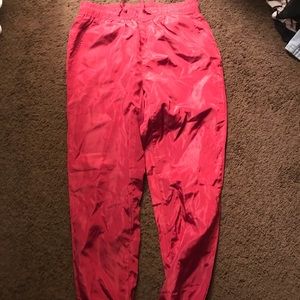Red Joggers